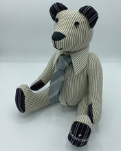 Load image into Gallery viewer, Puddle Memory Bear - Sitting Shirt Bear with Collar and Buttons