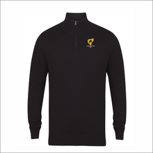 Load image into Gallery viewer, Haslington CC Adult 1/4 Zip Knitwear - Personalised Embroidered