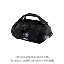 Load image into Gallery viewer, Sandbach Judo Club Sports Bag- Personalised Embroidered