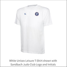 Load image into Gallery viewer, Sandbach Judo Club Unisex Adult Leisure T-SHIRT - Personalised Embroidered