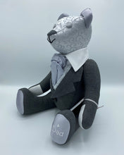 Load image into Gallery viewer, Puddle Memory Bear - Wedding Sitting Bear