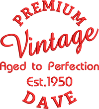 Load image into Gallery viewer, Apron 'Vintage' - Personalised Embroidered