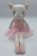 Load image into Gallery viewer, Baby Knitted White Kitten Ballerina Gift