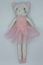 Load image into Gallery viewer, Baby Knitted White Kitten Ballerina Gift