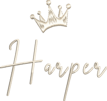 Load image into Gallery viewer, Baby Hoodie 'Crown'- Personalised Embroidered