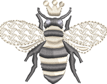 Load image into Gallery viewer, Unisex Organic Soft Luxuriously Thick Hoodie - 'Queen Bee' Personalised Embroidered