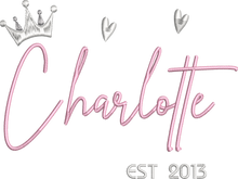 Load image into Gallery viewer, Kids Organic T-Shirt 'Crown'- Personalised Embroidered