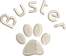 Load image into Gallery viewer, Organic Cotton Bag 'One Paw' - Personalised Embroidered