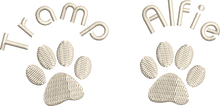 Load image into Gallery viewer, Organic Cotton Bag 'Two Paw' - Personalised Embroidered
