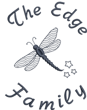 Load image into Gallery viewer, Jersey Blanket 'Dragonfly' Family - Personalised Embroidered