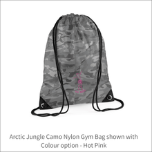 Load image into Gallery viewer, Bag 'Name and Ballerina' - Personalised Embroidered