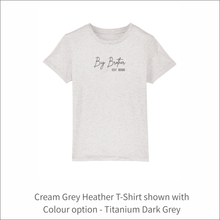 Load image into Gallery viewer, Kids Organic T-Shirt 'Big Brother'- Personalised Embroidered