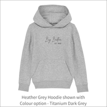 Load image into Gallery viewer, Kids Organic Hoodie 'Big Brother'- Personalised Embroidered