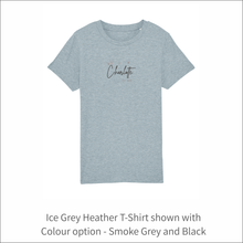 Load image into Gallery viewer, Kids Organic T-Shirt 'Crown'- Personalised Embroidered