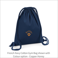 Load image into Gallery viewer, Organic Cotton Bag 'One Paw' - Personalised Embroidered