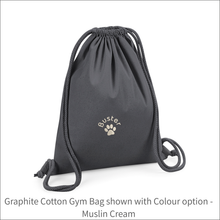 Load image into Gallery viewer, Organic Cotton Bag 'One Paw' - Personalised Embroidered