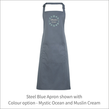 Load image into Gallery viewer, Apron 'Dainty Frame' - Personalised Embroidered