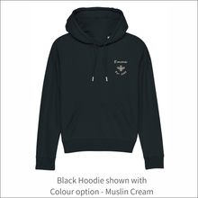 Load image into Gallery viewer, Women's Organic Hoodie Queen Bee 'Name' 'Est Year' - Personalised Embroidered