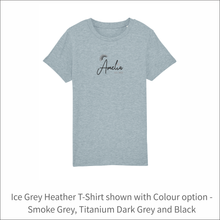 Load image into Gallery viewer, Kids Organic T-Shirt 'Rainbow'- Personalised Embroidered