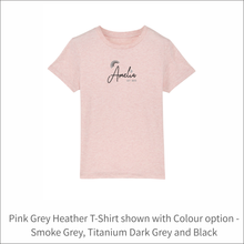 Load image into Gallery viewer, Kids Organic T-Shirt 'Rainbow'- Personalised Embroidered