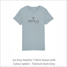 Load image into Gallery viewer, Kids Organic T-Shirt 'Skull'- Personalised Embroidered