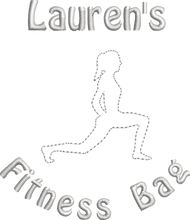 Load image into Gallery viewer, Organic Fitness Bag - 'Name' with Fitness Logo and 'Wording' Personalised Embroidered
