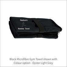 Load image into Gallery viewer, Fitness Gym Microfibre Towel - Name and Logo Personalised Embroidered