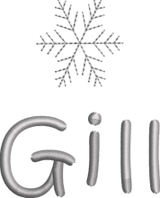 Load image into Gallery viewer, Christmas Stocking Light Grey / Ivory with Grey Tones - Personalised Embroidered