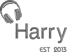 Load image into Gallery viewer, Kids Organic Hoodie 'Headset'- Personalised Embroidered