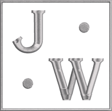 Load image into Gallery viewer, Organic Tote Bag 'Initials Plaque'- Personalised Embroidered