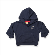 Load image into Gallery viewer, Baby Hoodie 'Crown'- Personalised Embroidered