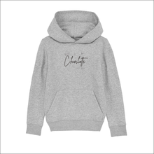 Load image into Gallery viewer, Kids Organic Hoodie 'Crown'- Personalised Embroidered