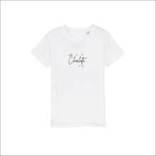Load image into Gallery viewer, Kids Organic T-Shirt 'Crown'- Personalised Embroidered