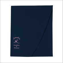 Load image into Gallery viewer, Jersey Blanket 'Dragonfly' Cuddles & Dreams - Personalised Embroidered