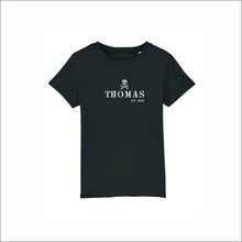Load image into Gallery viewer, Kids Organic T-Shirt 'Skull'- Personalised Embroidered