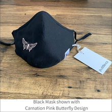 Load image into Gallery viewer, Face Mask 'Butterfly' 4 Ply / Layer - Embroidered