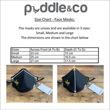 Load image into Gallery viewer, Face Mask 'Headset' 4 Ply / Layer - Embroidered