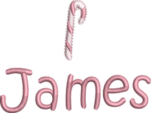Load image into Gallery viewer, Christmas Stocking Ivory with Pink Tones - Personalised Embroidered