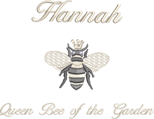Load image into Gallery viewer, Apron 'Queen Bee' - Personalised Embroidered