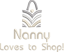 Load image into Gallery viewer, Organic Shopper Bag 'Loves to Shop' - Personalised Embroidered