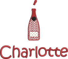 Load image into Gallery viewer, Christmas Stocking Red / White with Xmas Tones - Personalised Embroidered