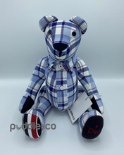 Load image into Gallery viewer, Puddle Memory Bear - Sitting Shirt Bear with Collar and Buttons
