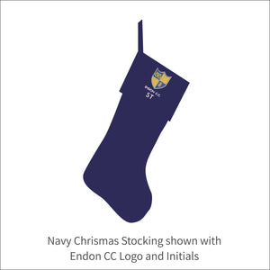 Endon CC Christmas Stocking - Personalised Embroidered