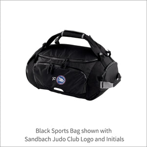 Sandbach Judo Club Sports Bag- Personalised Embroidered