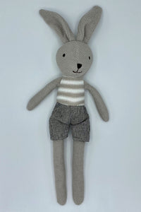 Baby Knitted Beige Rabbit Gift