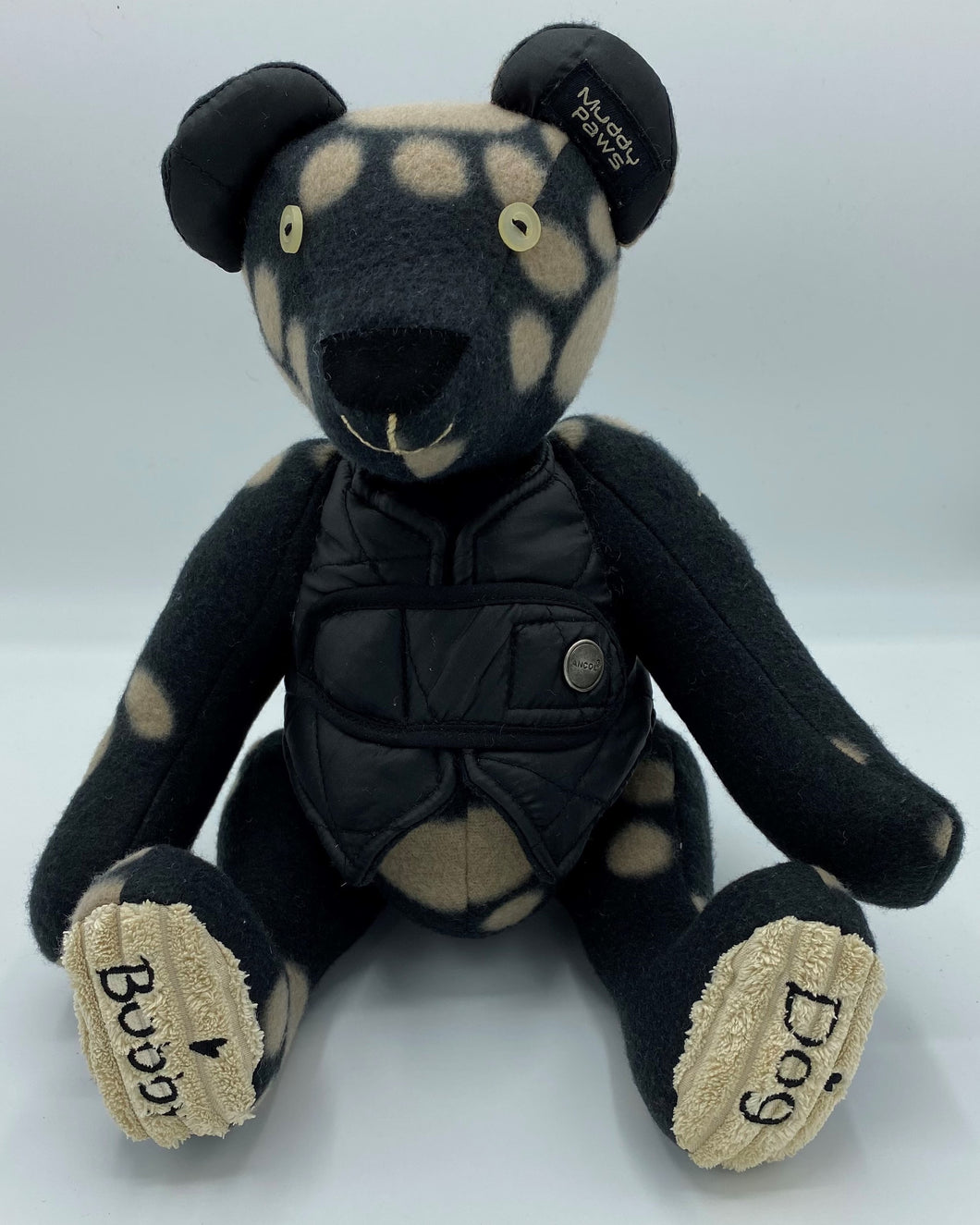 Puddle Memory Bear - Sitting Bear with Waistcoat