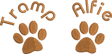 Load image into Gallery viewer, Organic Cotton Bag &#39;Two Paw&#39; - Personalised Embroidered
