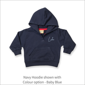 Baby Hoodie 'Name'- Personalised Embroidered