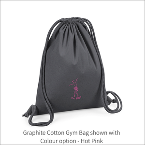 Bag 'Name and Ballerina' - Personalised Embroidered