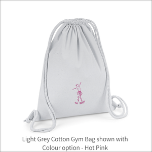 Bag 'Name and Ballerina' - Personalised Embroidered